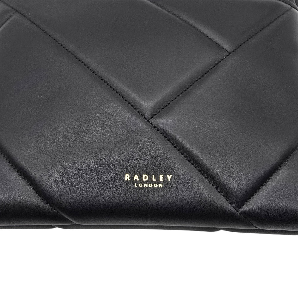 Radley London Pockets 2.0 Quilted Zip Bag Small 10x9x1in Crossbody Black - Picture 5 of 8